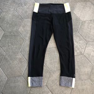 Black MPG 7/8 tights (S)